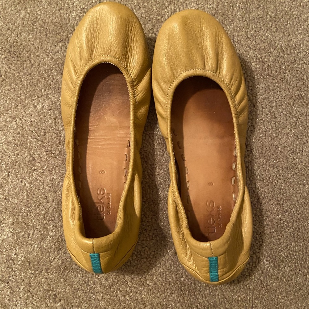Tieks, brown in color